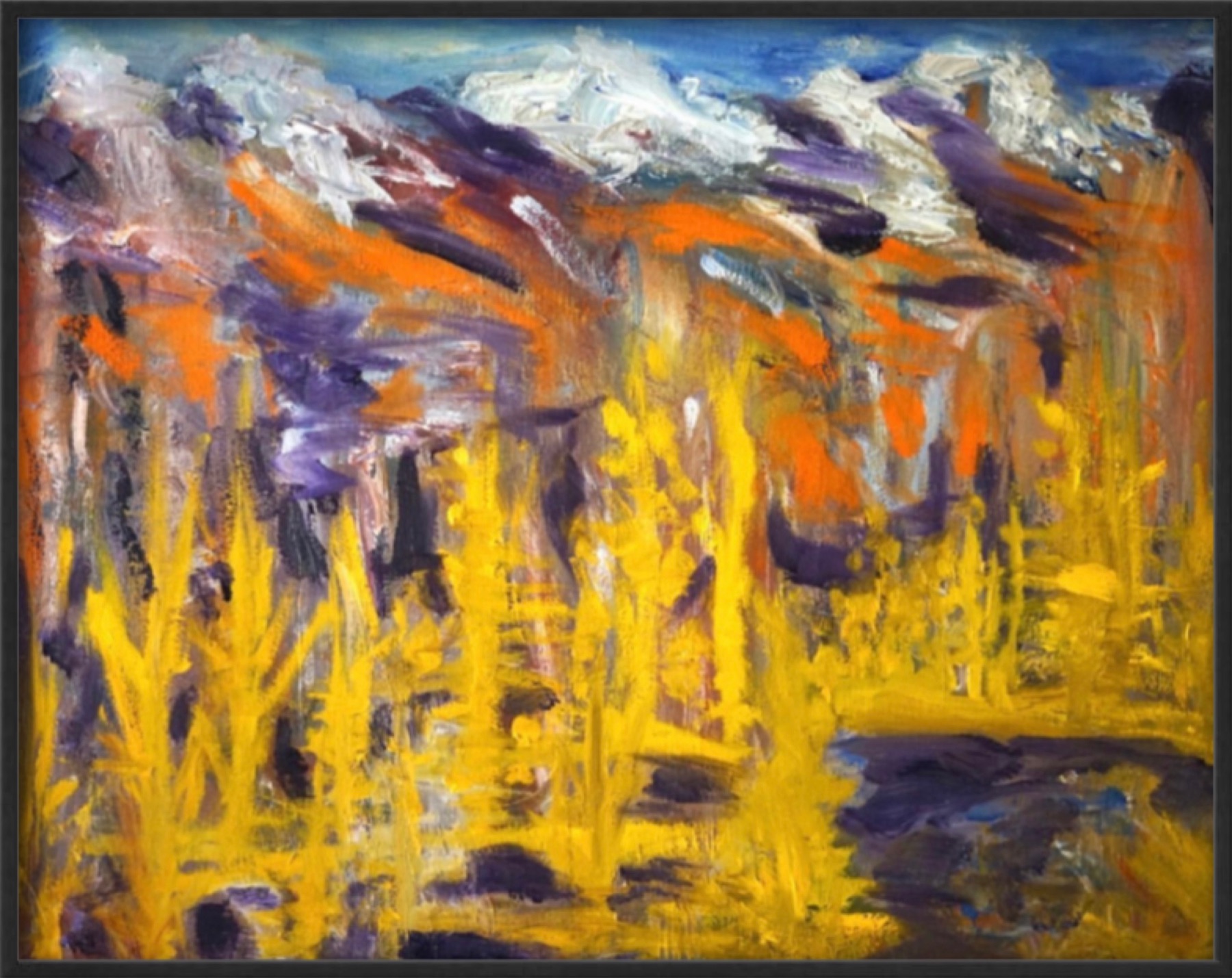 GOLDEN STATE, landscape painting by Robert Van Winkle
