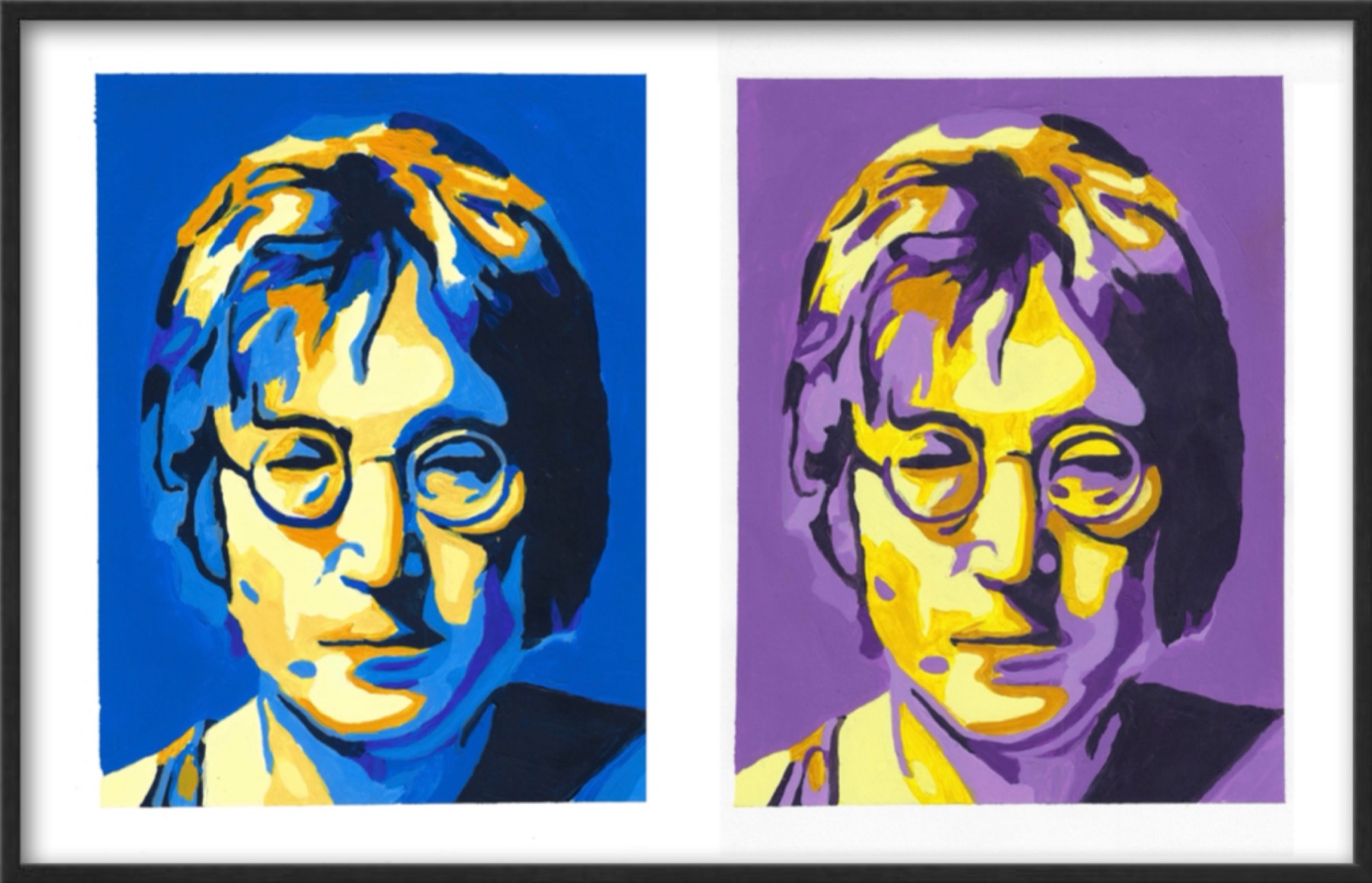 JOHN LENNON, pop art painting by Robert Van Winkle