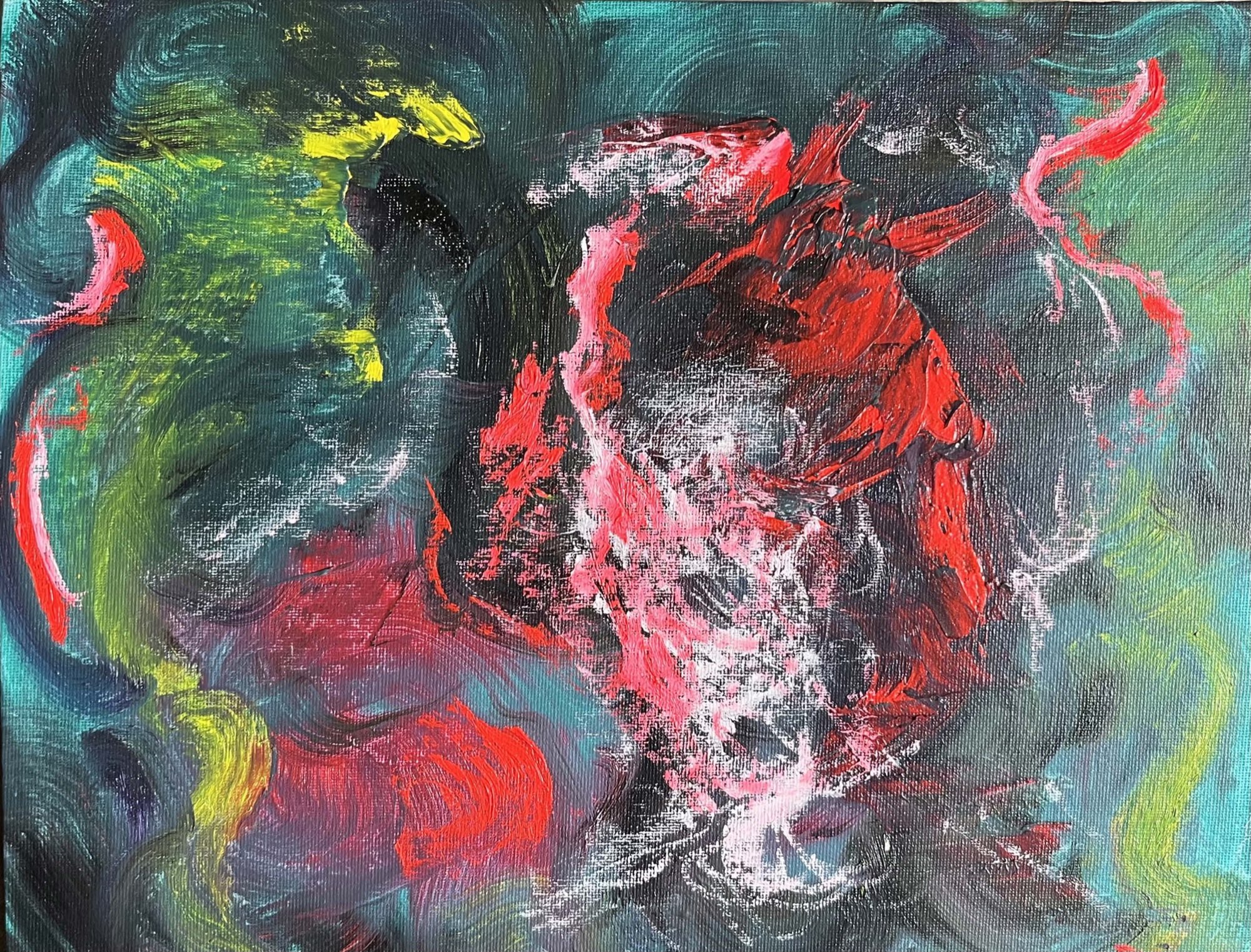 SPECTER, abstract painting by Robert Van Winkle
