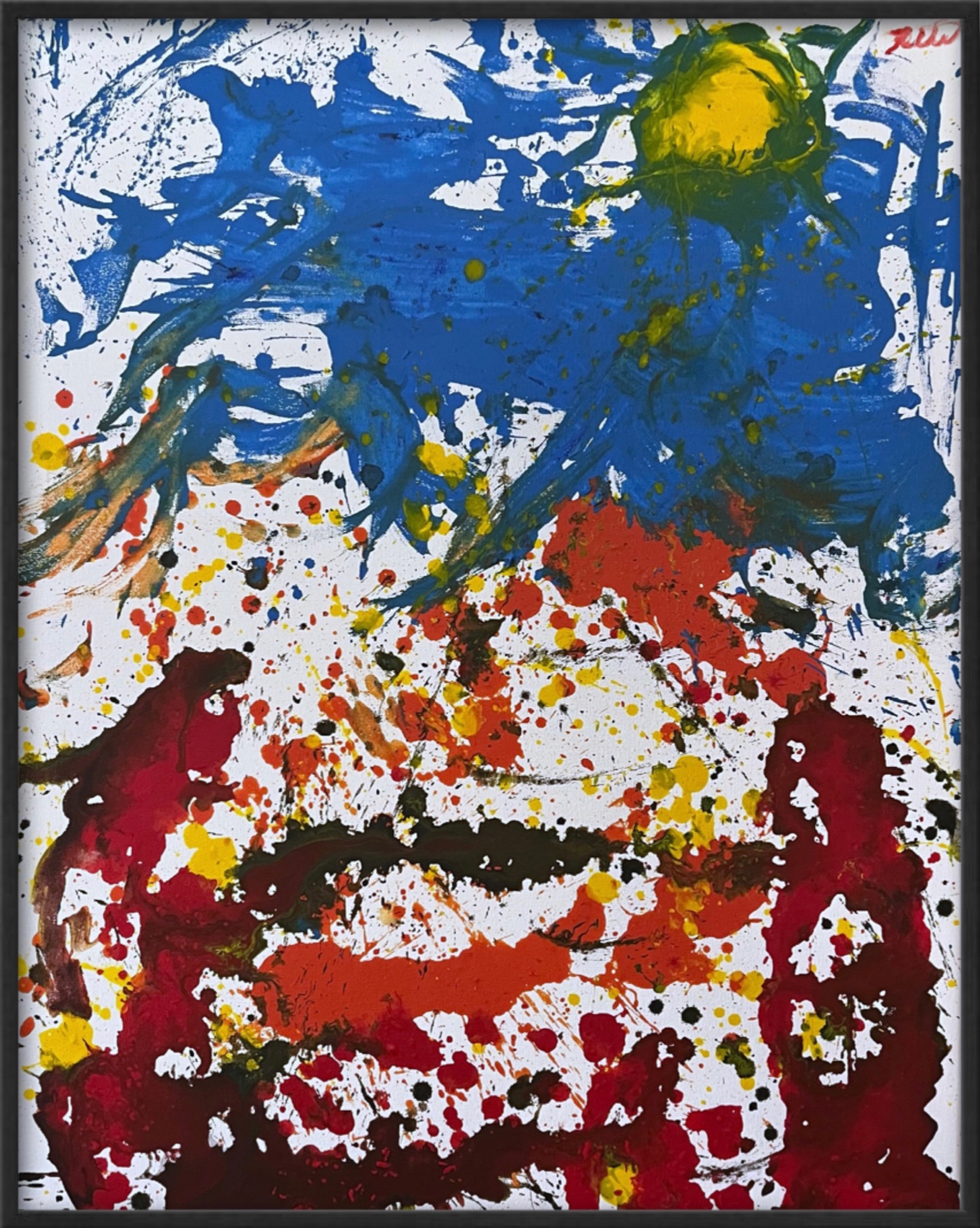 SUNRISE, abstract painting by Robert Van Winkle