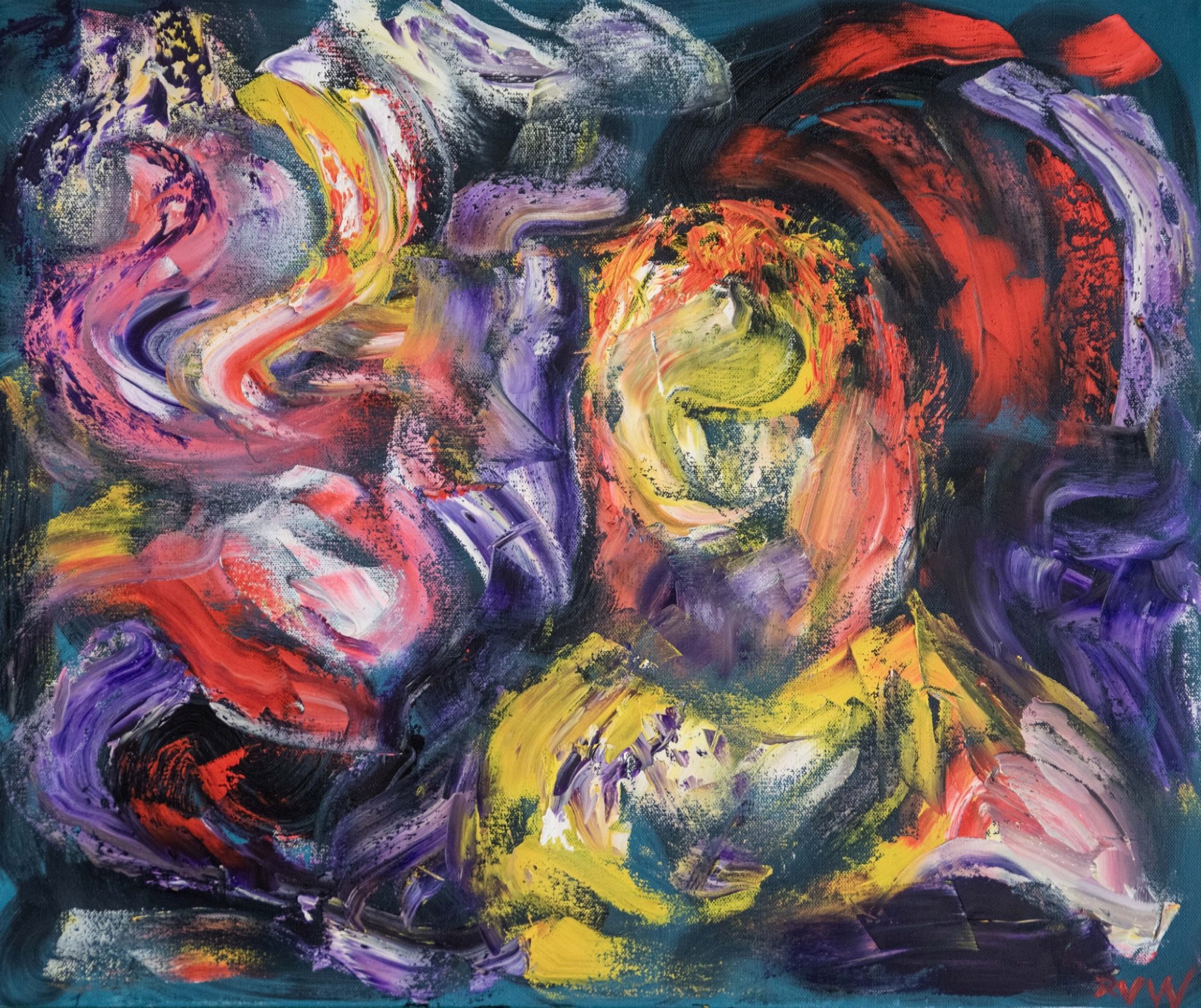 TEMPEST, abstract painting by Robert Van Winkle